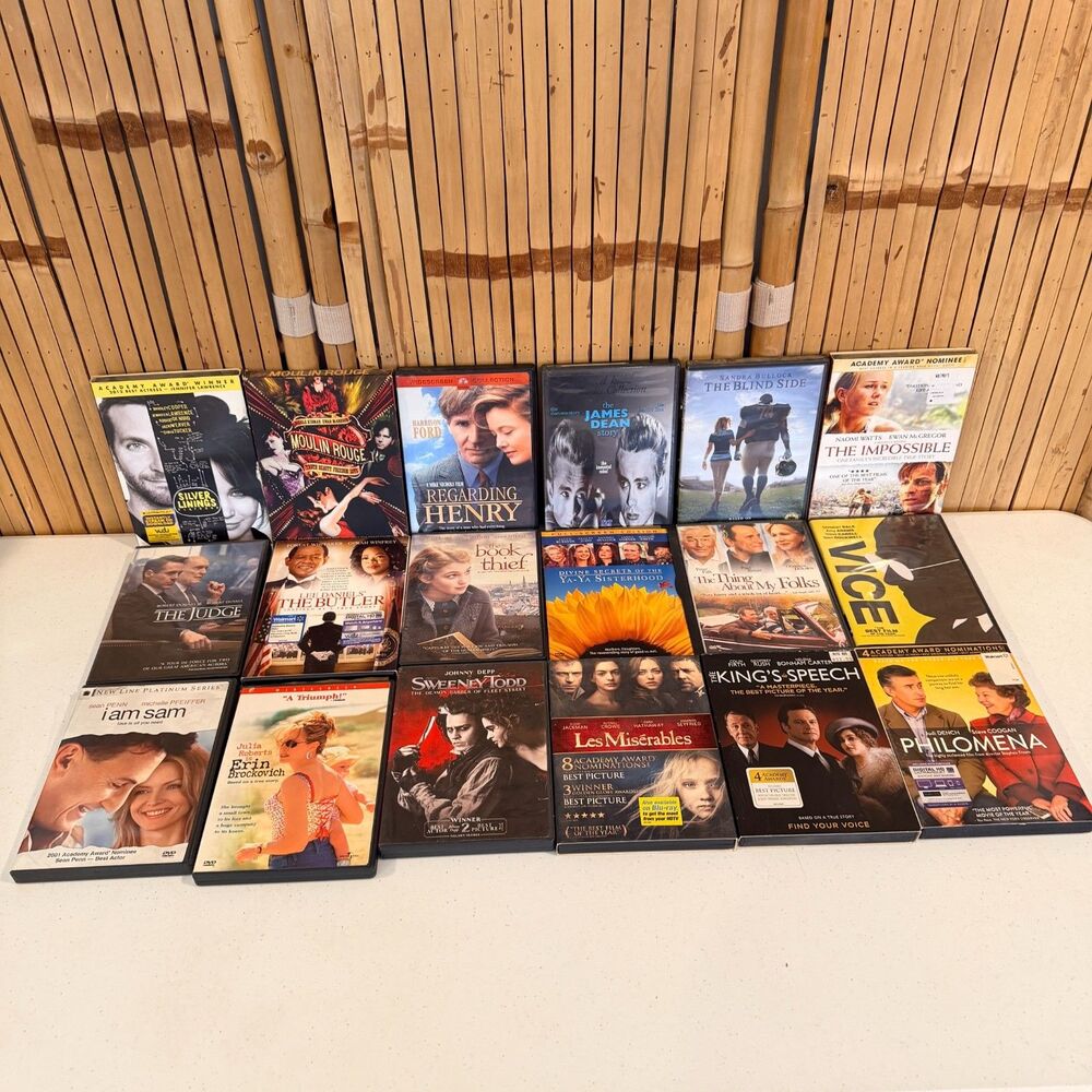18 DVD Lot Award Winning Drama Movies Oscar Winners Best Picture Tested